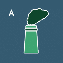 A CCUS icon colore